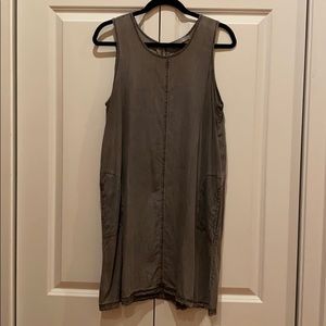 Dalia gray dress/beach coverup, size L